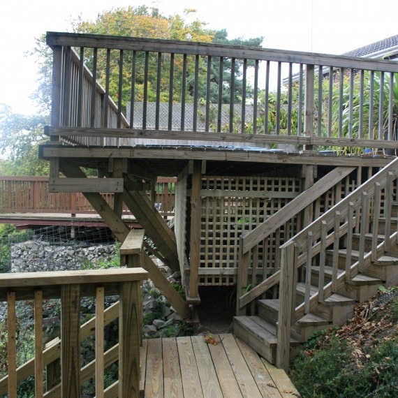 Timber decking for your garden